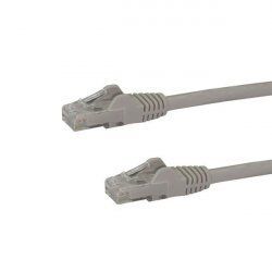 CABLE RESEAU CAT6 GIGABIT UTP SANS CROCHET DE 7M - GRIS