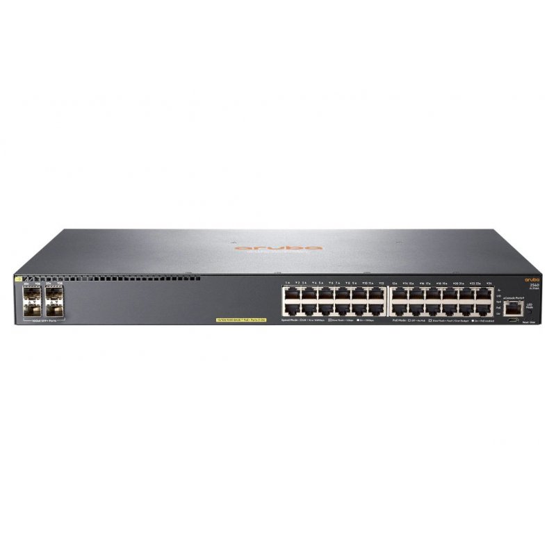 HPE Aruba 2540 24G PoE+ 4SFP+ - Switch - 24 Anschlüsse - verwaltet - an Rack montierbar