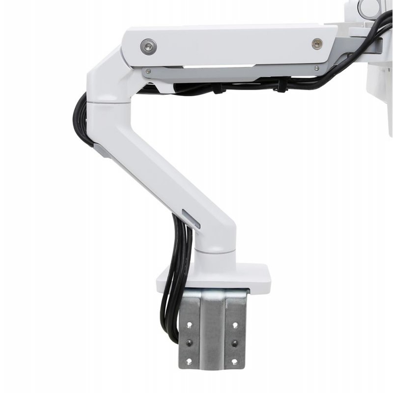 HX Desk Dual Monitor Arm White