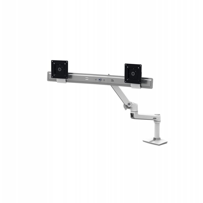 Ergotron LX Series Desk Dual Direct Arm 63,5 cm (25") Blanc Bureau