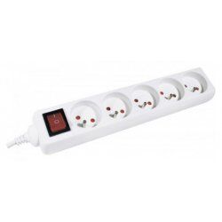 POWER STRIP 10 EURO PLUG+SWITCH 3 M