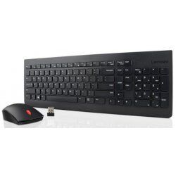 Lenovo 4X30M39497 clavier Souris incluse RF sans fil QWERTY Anglais américain Noir