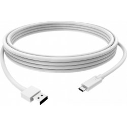 VISION compatible 1m White USB-C to USB-3.0A Cable