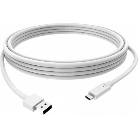 VISION compatible 1m White USB-C to USB-3.0A Cable