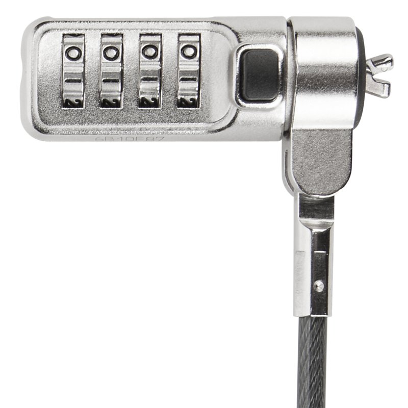 TARGUS MINI COMBO CABLE LOCK DEFCON BLK/SILV