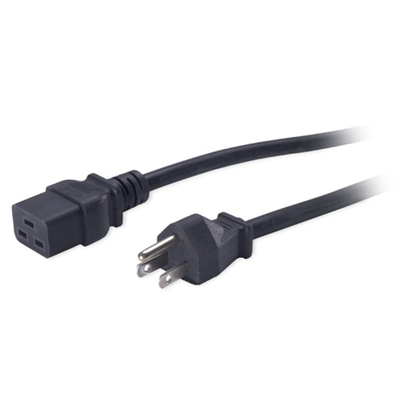 Power Cord C19 to 5-15P 2.5m