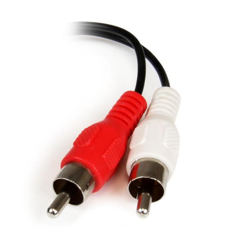 CABLE ADAPTADOR 15CM DE AUDIO JACK 3.5MM HEMBRA A RCA MACHO
