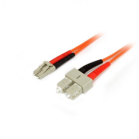 CABLE PATCH A FIBRE OPTIQUE DUPLEX 50/125 MULTIMODE 2 M