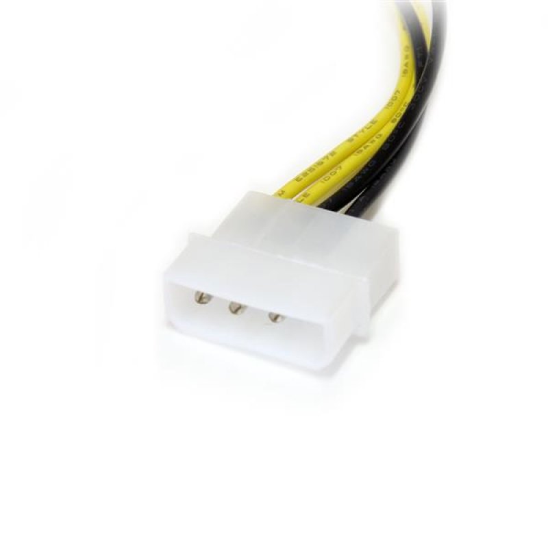 StarTech.com Câble adaptateur d'alimentation LP4 vers carte vidéo Express PCI 8 broches de 15 cm