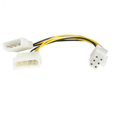 .com Adaptateur d'alimentation 2x Molex vers PCI-E 6 pins