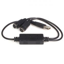 ADAPTATEUR USB VERS PS2 POUR CLAVIER ET SOURIS