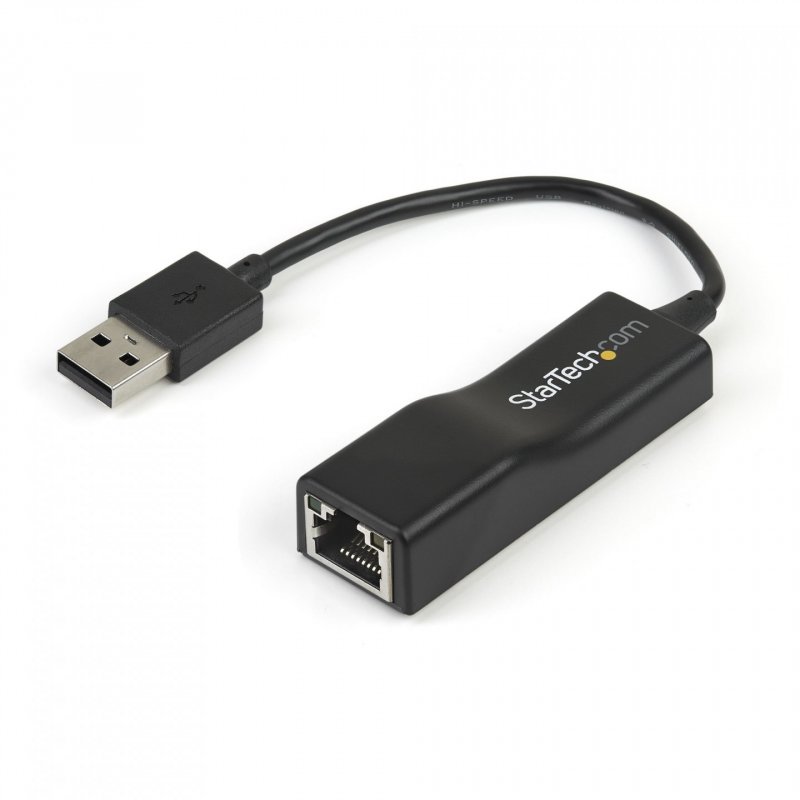 StarTech.com Adaptateur réseau USB 2.0 vers Ethernet - 10/100 Mb/s - Convertisseur USB vers RJ45 - M/F
