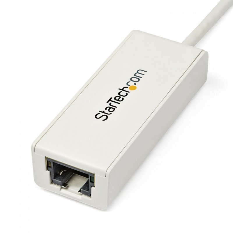 StarTech.com Adaptateur réseau USB 3.0 vers Gigabit Ethernet NIC - 10/100/1000 Mb/s - M/F - Blanc
