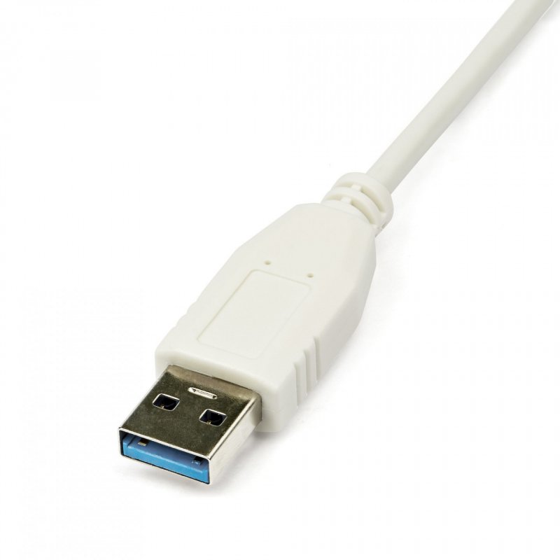 StarTech.com USB 3.0 to Gigabit Ethernet NIC Network Adapter - White