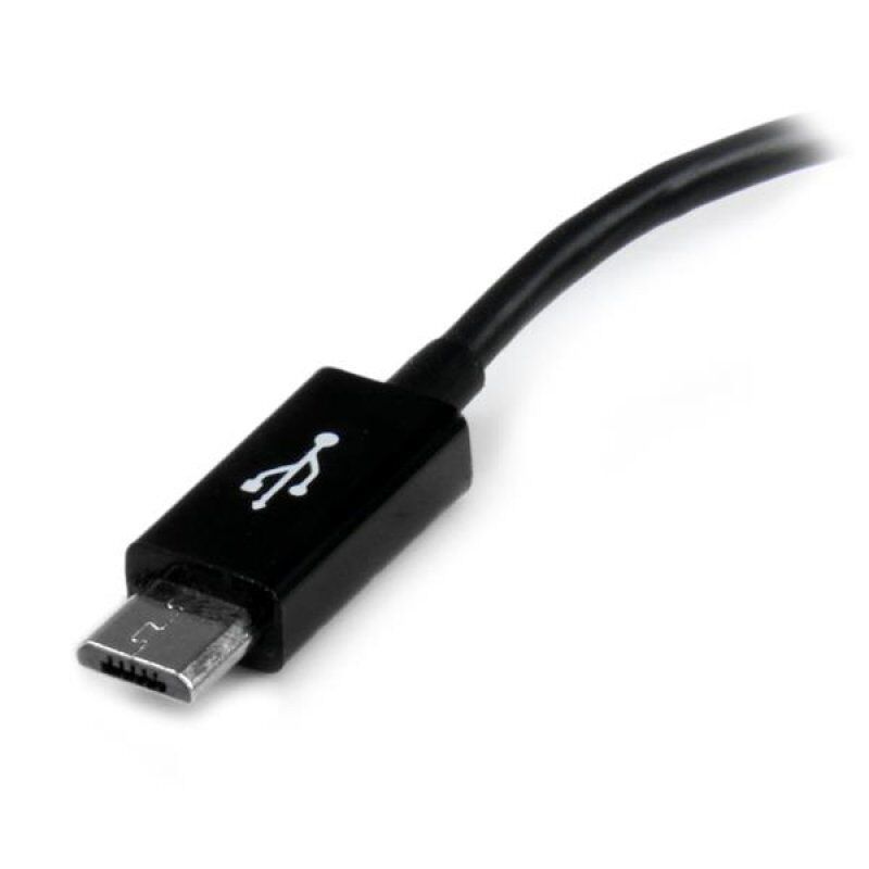 StarTech.com Câble adaptateur Micro USB vers USB Host OTG de 12cm - Mâle / Femelle - Noir