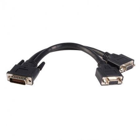 CABLE DOUBLE LFH 59 M/F VGA DMS 59 - 20CM