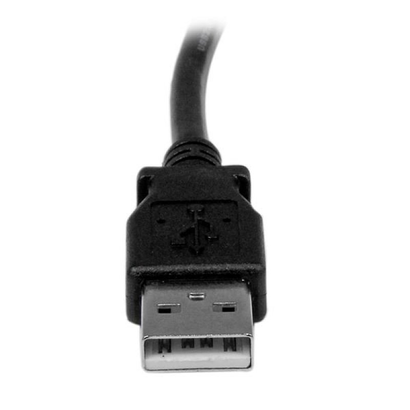 StarTech.com 3m USB 2.0 A auf B Kabel links gewinkelt - St/St - USB Druckerkabel - USB-Kabel - 3 m