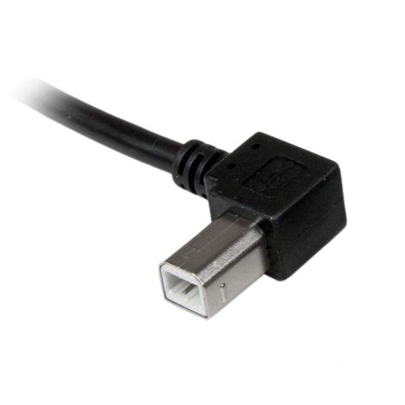 StarTech.com 3m USB 2.0 A auf B Kabel links gewinkelt - St/St - USB Druckerkabel - USB-Kabel - 3 m
