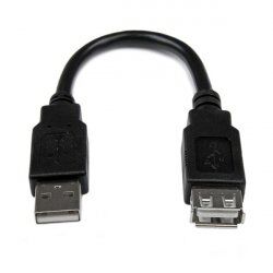 CABLE D EXTENSION USB A VERS USB A - 15 2 CM - M/F