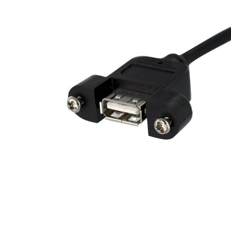 91CM USBA TO HEADER PANEL MOUNT ADAPTER CABLE - USB A PORT