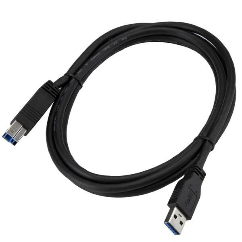 StarTech.com Câble Certifié USB 3.0 A vers B 2 m - M/M - Cordon USB3 SuperSpeed USB A USB B