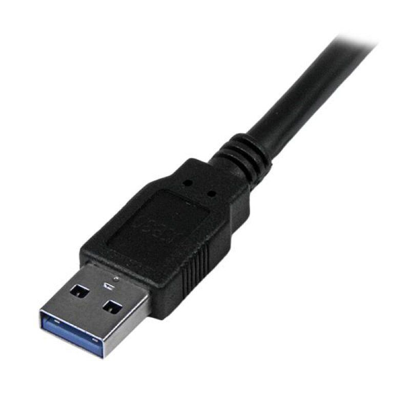 StarTech.com 3m schwarzes SuperSpeed USB 3.0 A auf B Kabel - St/St - USB 3.0 Anschlusskabel - USB-Kabel - 3 m