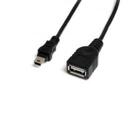 StarTech.com Câble Mini USB 2.0 de 30cm - USB A vers Mini B - F/M