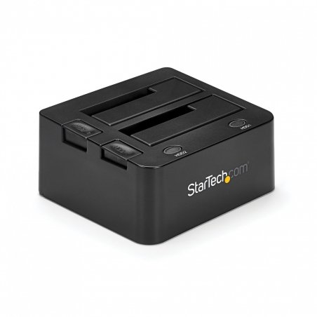 StarTech.com 2-fach USB 3.0 Festplatten Dockingstation mit UASP für 2,5/3,5 SSD / HDD - Serial-ATA USB Dual Bay Docking
