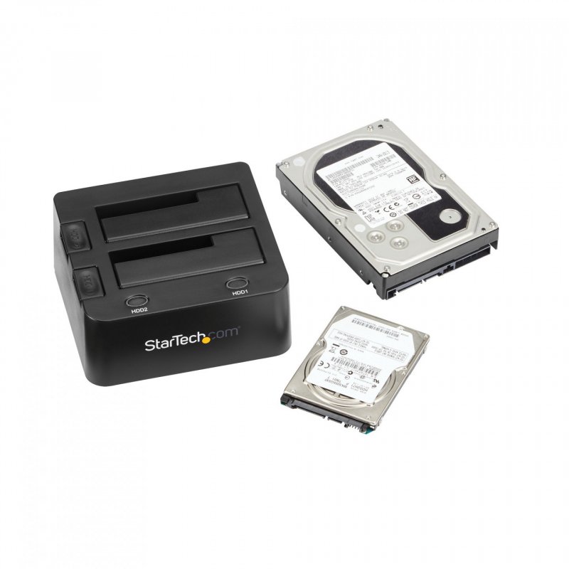 StarTech.com Station d'accueil USB 3.0 pour 2 disques durs SATA III de 2,5 ou 3,5 - Dock HDD / SSD avec UASP