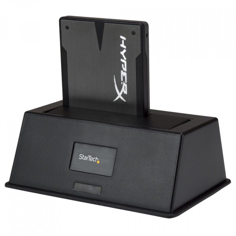 StarTech.com Station d'Accueil pour Disque Dur USB 3.0 à SATA à Baie Unique, Dock pour Disque Dur USB 3.0 (5 Gbps), Do