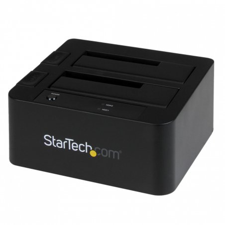 StarTech.com 2-fach USB 3.0 / eSATA Festplatten Dockingstation mit UASP für 2,5/3,5 SSD / HDD - Serial-ATA USB Dual Bay