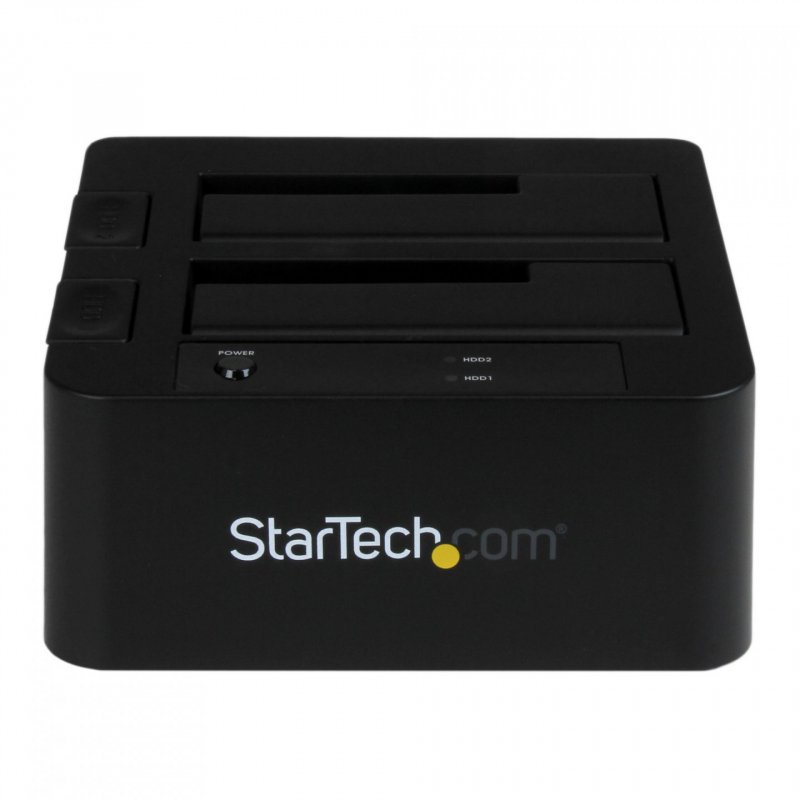 StarTech.com 2-fach USB 3.0 / eSATA Festplatten Dockingstation mit UASP für 2,5/3,5 SSD / HDD - Serial-ATA USB Dual Bay