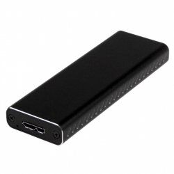 StarTech.com Boîtier Aluminium M.2 SSD vers USB 3.0 (5Gbps) avec UASP - Noir - M.2 NGFF SATA avec Clé B & Clé B+M - B