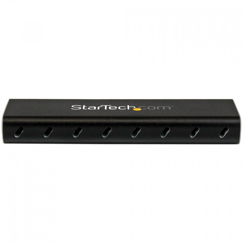 StarTech.com Boîtier Aluminium M.2 SSD vers USB 3.0 (5Gbps) avec UASP - Noir - M.2 NGFF SATA avec Clé B & Clé B+M - B