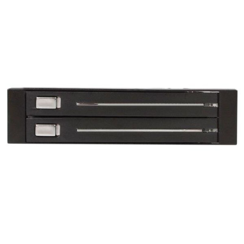 StarTech.com Rack Amovible 3.5" sans Tiroir pour 2 Disques Durs 2.5" - Face Arrière 3.5 pouces
