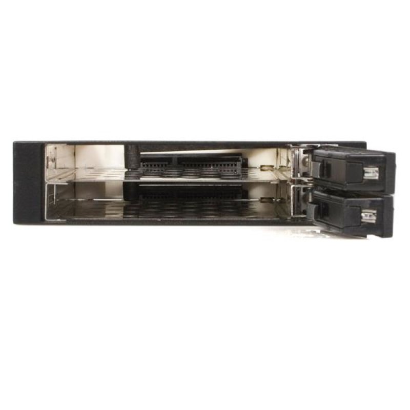 StarTech.com Rack Amovible 3.5" sans Tiroir pour 2 Disques Durs 2.5" - Face Arrière 3.5 pouces