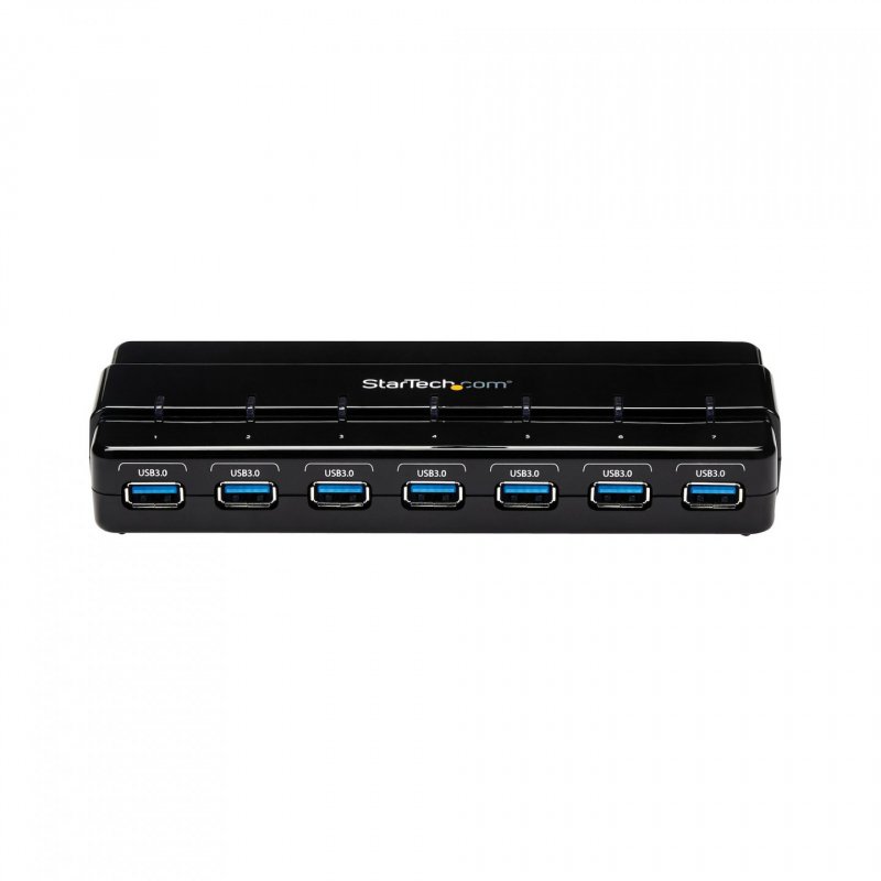 7PORT USB 3.0 HUB WITH POWER ADAPTER - SEVEN PORT USB 3.0 HUB