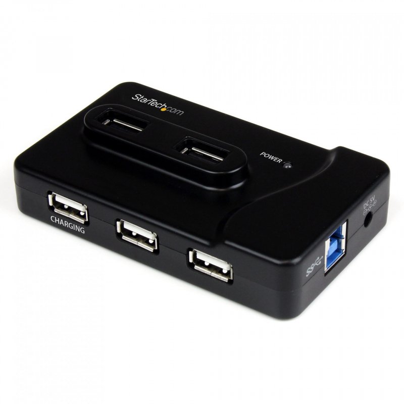 HUB COMBINE USB 3.0/2.0 6 PORTS AVEC PORT DE CHARGE