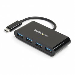 StarTech.com 4-Port USB-C Hub - USB-C to 4x USB-A - USB 3.0 Hub - Bus Powered~4-Port USB-C Hub - USB-C to 4x USB-A - USB