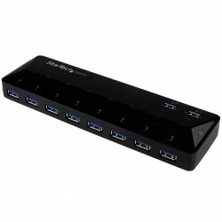 HUB USB 3.0 A 10 PORTS AVEC 2 PORTS DE CHARGE RAPIDE 1 5 A