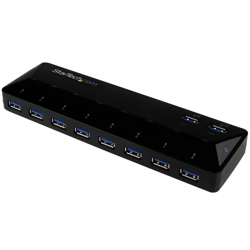 HUB USB 3.0 A 10 PORTS AVEC 2 PORTS DE CHARGE RAPIDE 1 5 A