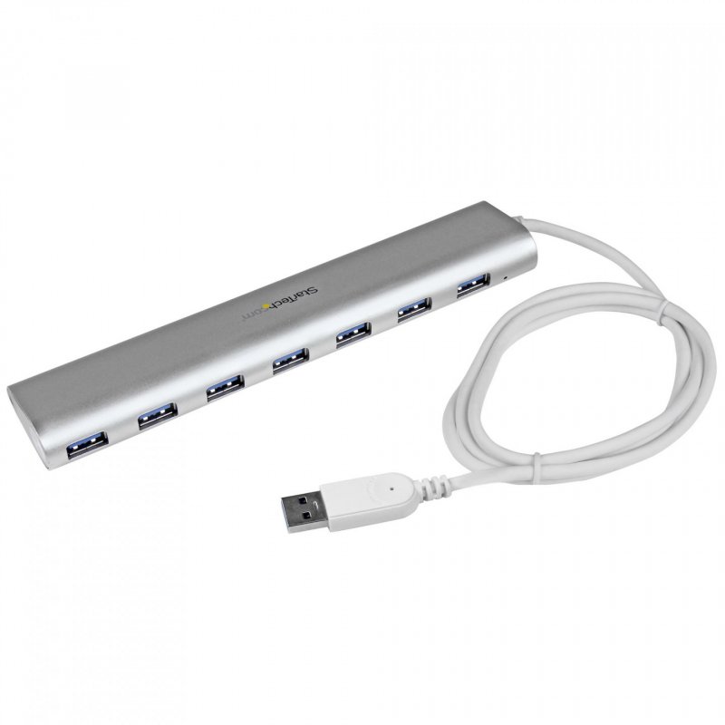 .com Hub USB 3.0 compact à 7 ports avec câble intégré