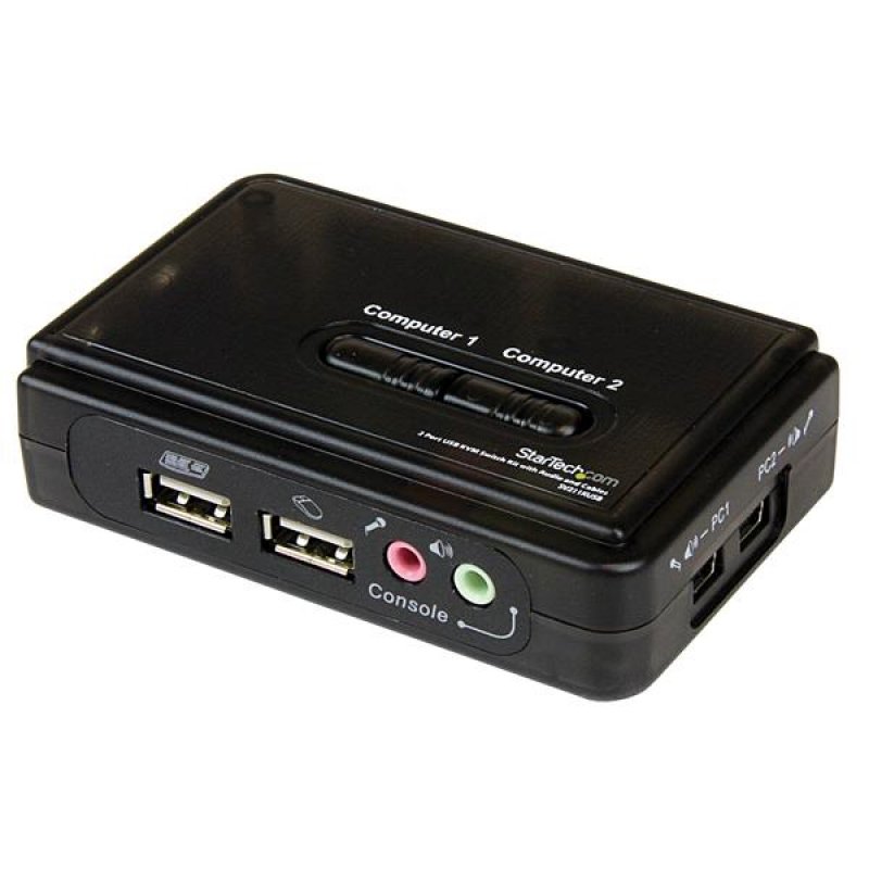COMMUTATEUR KVM 2 PORTS VGA  USB ET AUDIO - 2048X1536