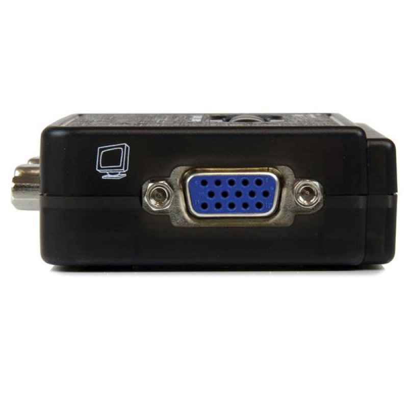 StarTech.com Kit commutateur KVM USB VGA à 2 ports avec audio et câbles - Switch KVM - Noir