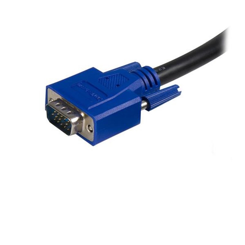 CABLE POUR COMMUTATEUR KVM VGA AVEC USB 2-EN-1 - 1.80M