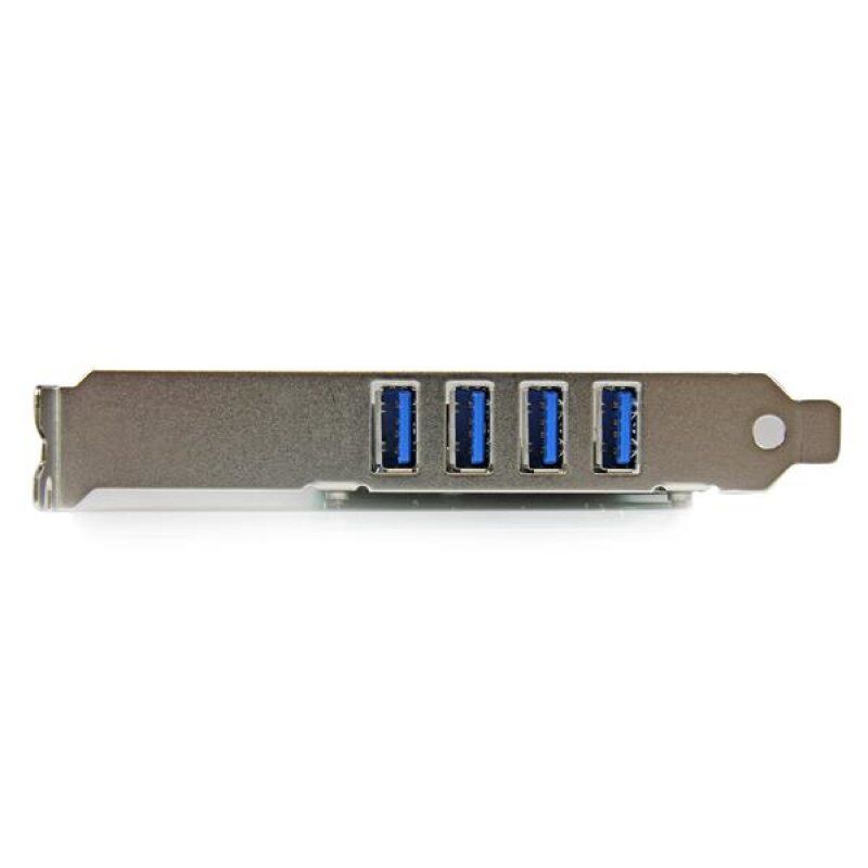 StarTech.com 4 Port PCI Express USB 3.0 SuperSpeed Schnittstellenkarte mit UASP - SATA Strom - PCIe 4x USB 3.0 mit SATA