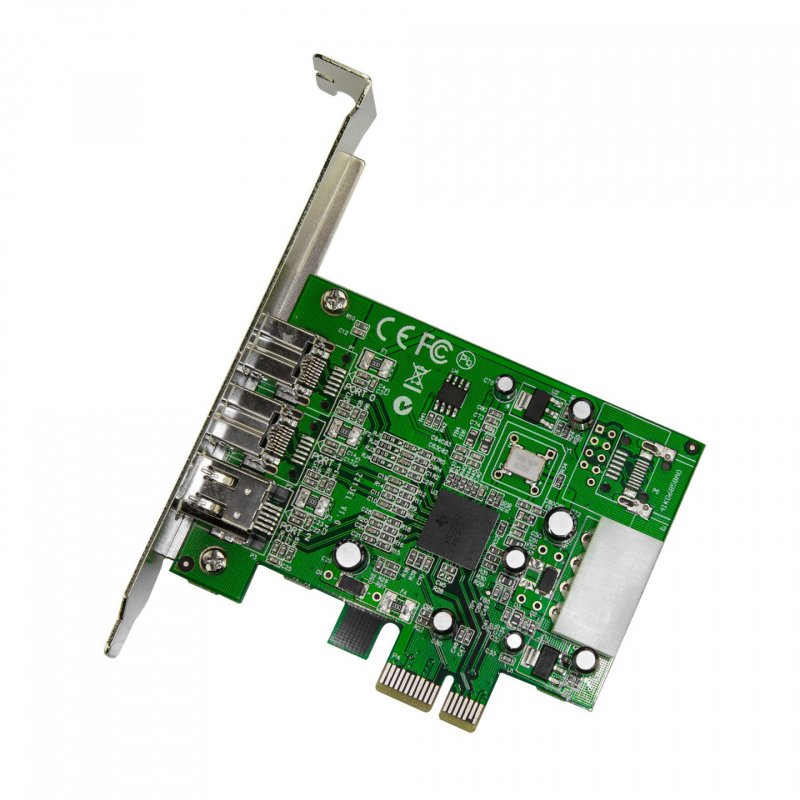 StarTech.com 3 Port 800+400 FireWire PCI Express Schnittstellen Combo Karte - PCIe 3 Port FireWire Card - PCI-e 1 x Fir