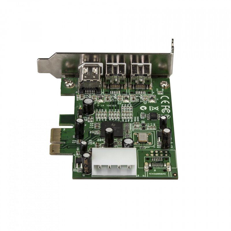 StarTech.com Carte adaptateur PCI Express vers 3 ports FireWire - Faible encombrement - 800 et 400