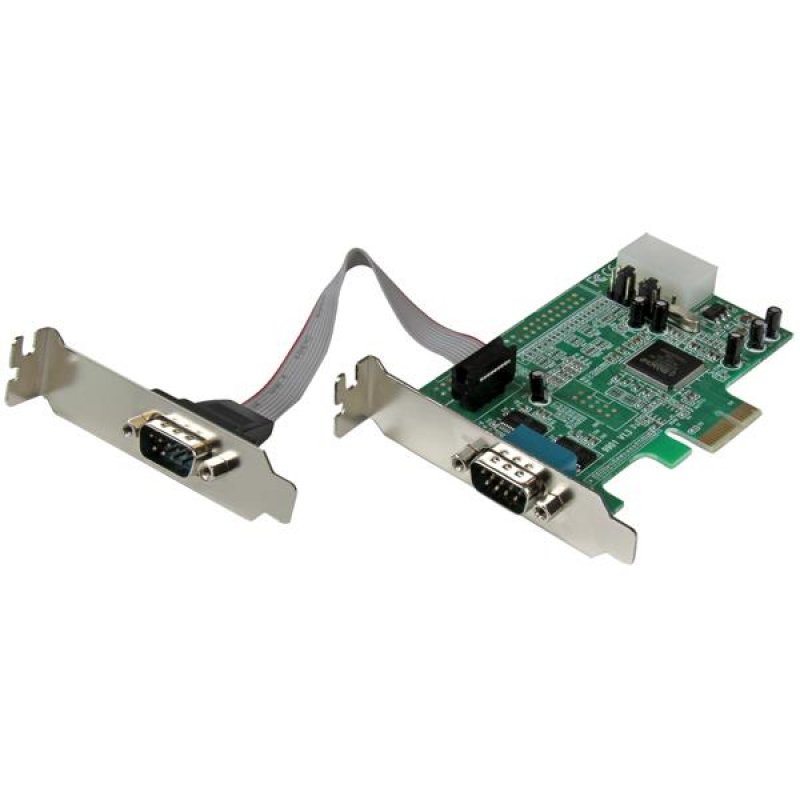 CARTE SERIE  PCI-E RS232 PRATIQUE A 2 PORTS