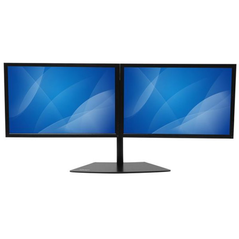 SUPPORT DE BUREAU POUR 2 ECRANS -  FIXATION DOUBLE MONITEUR